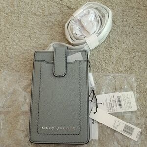 NEW! Marc Jacobs Grey Phone Crossbody